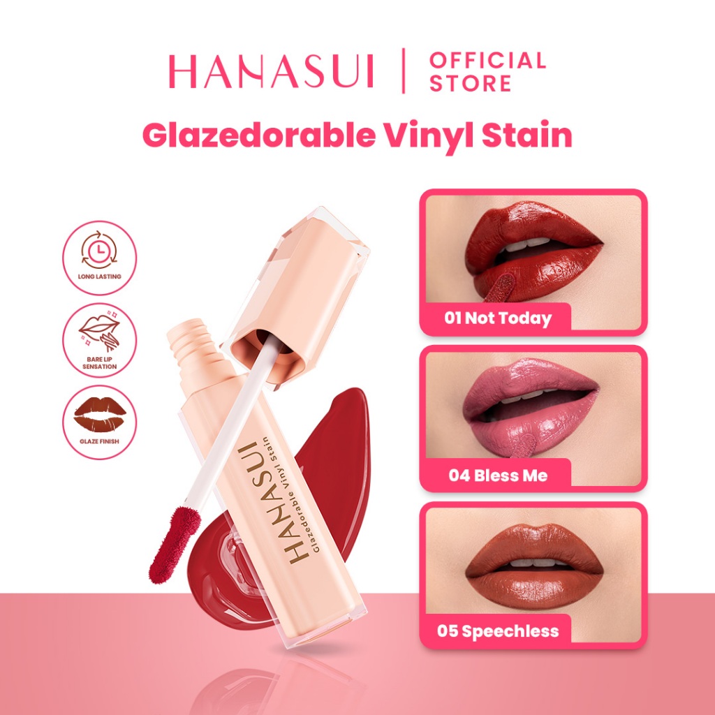 Hanasui Glazedorable Vinyl Stain 4gr - 02 Yes Honey
